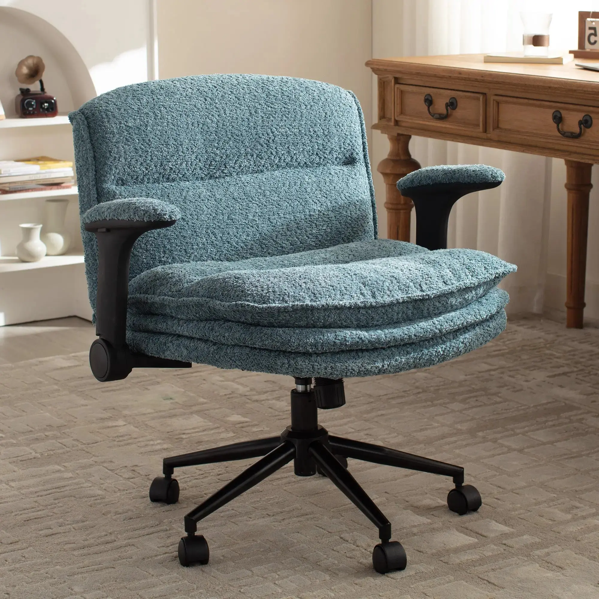 Dowinx Criss Cross Chair – Adjustable & Swivel-Blue