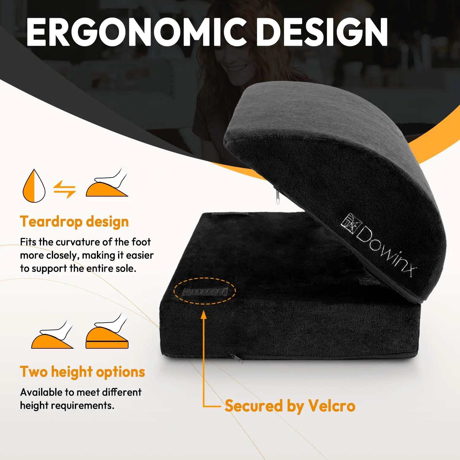 DOWINX DESK FOOTREST DOUBLE LAYER - Image 2