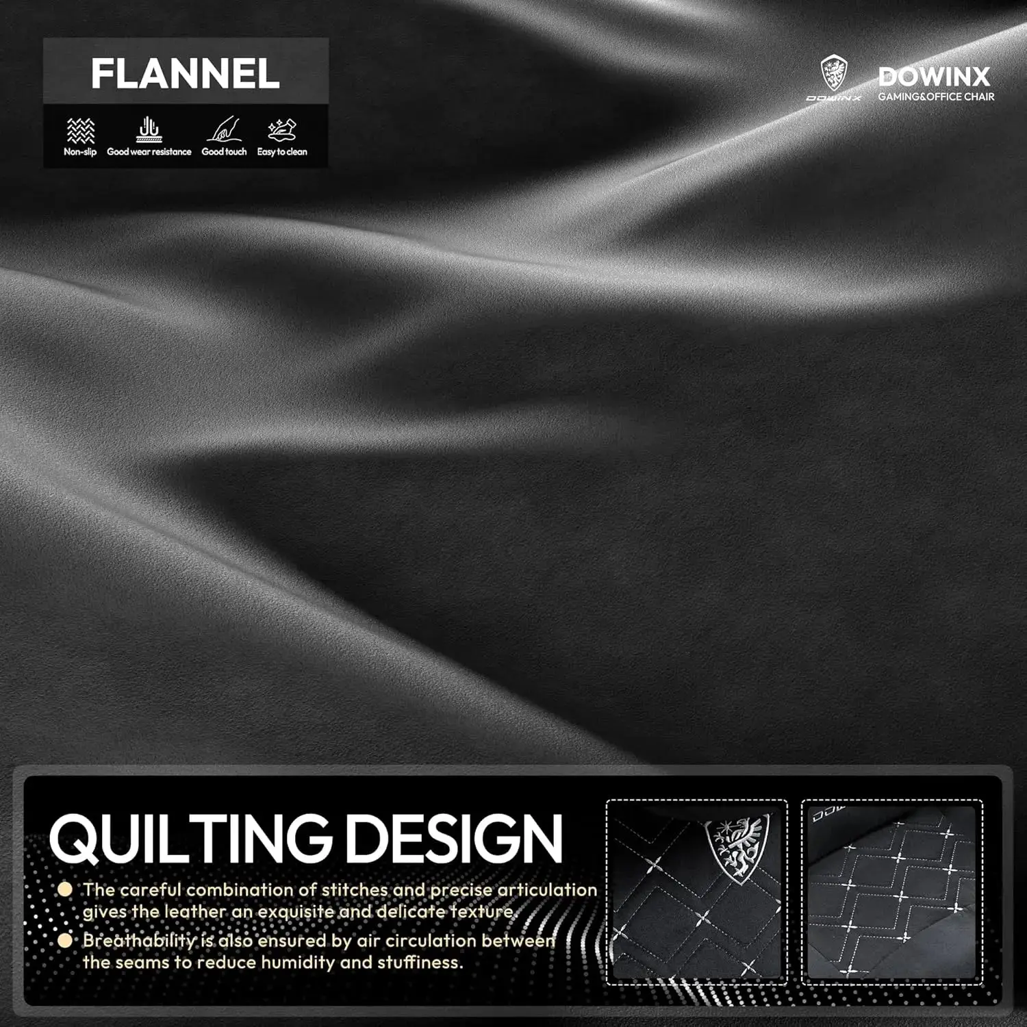 HEATED MASSAGE SERIES MB38 BLACK(Fabric) - Image 7