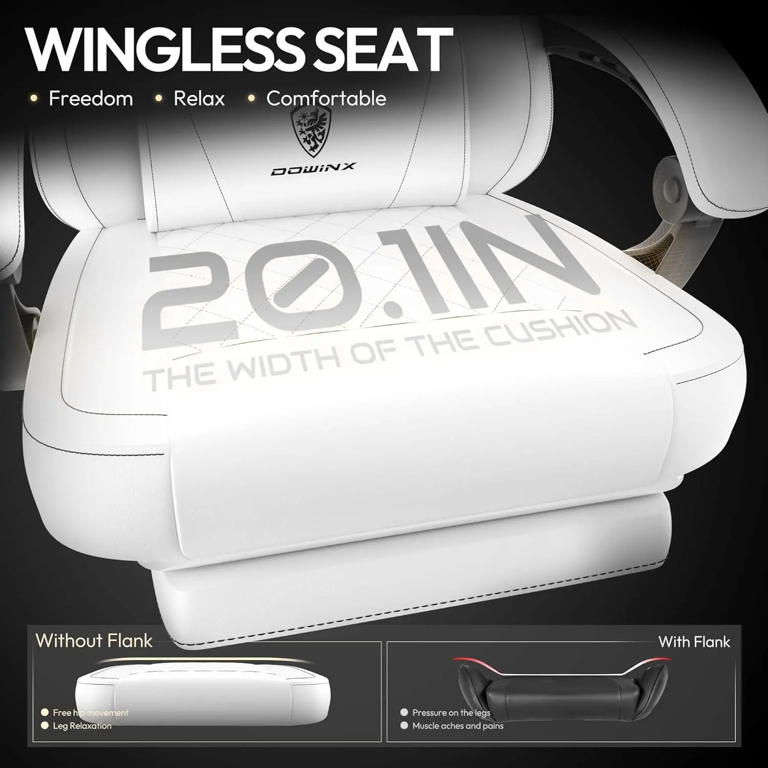 ERGONOMIC SERIES 6650-All White - Image 4