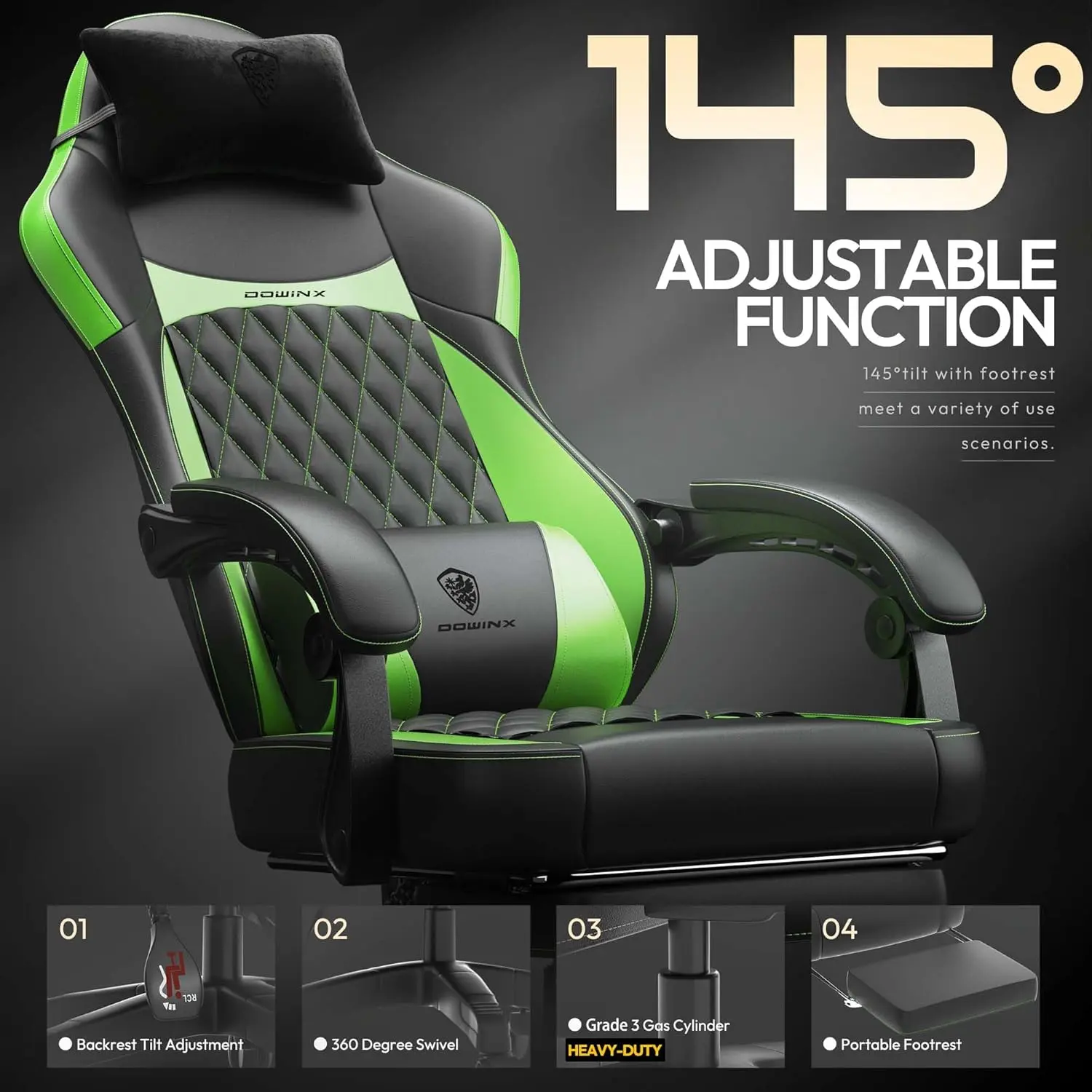 ERGONOMIC SERIES 6650A- Green New - Image 3