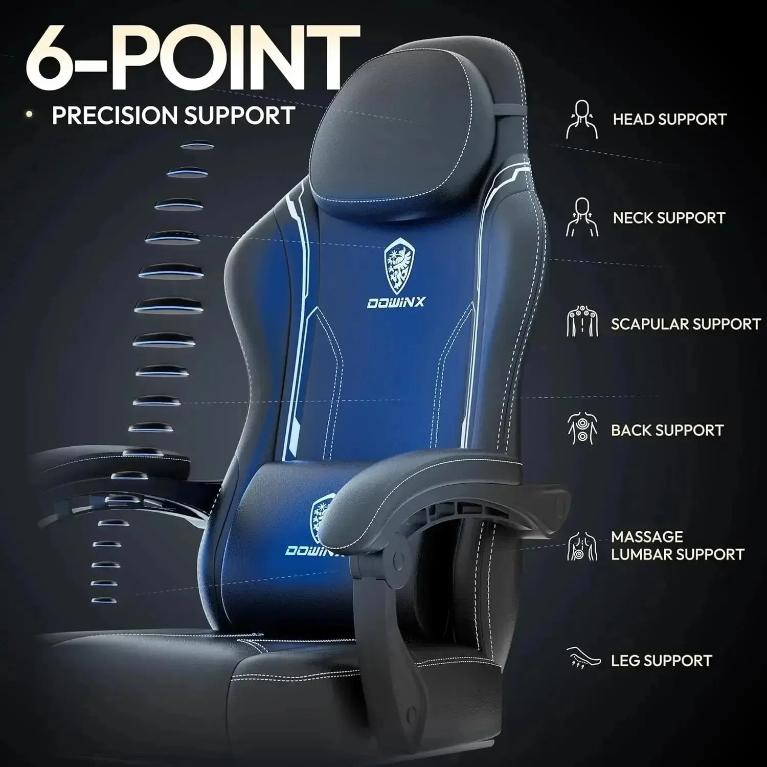 ERGONOMIC SERIES 6650-Black - Image 3