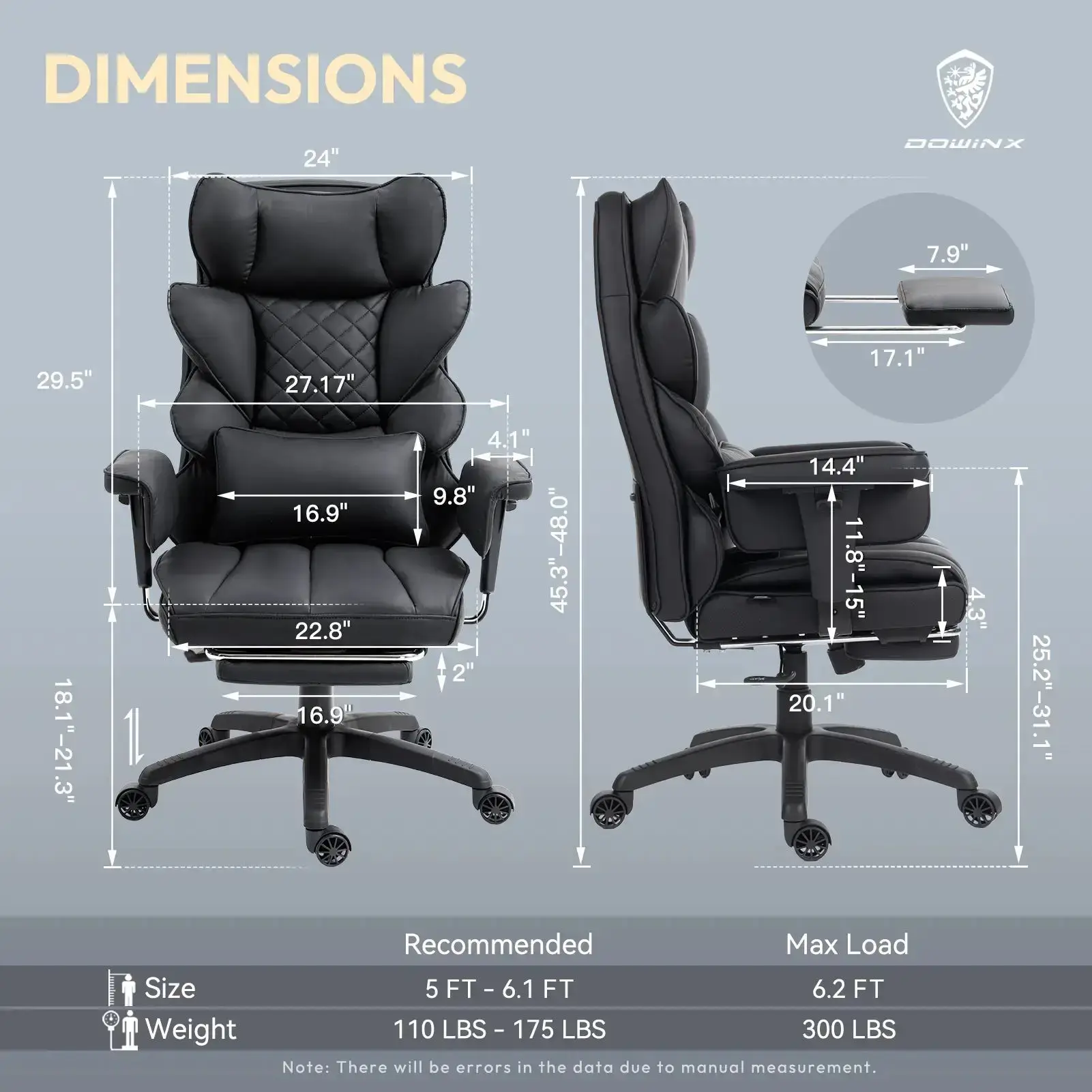EXECUTIVE OFFICE SERIES 66BG (PU Leather, Black) - Image 4